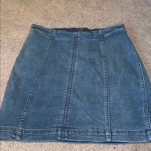 FREE PEOPLE DENIM SKIRT